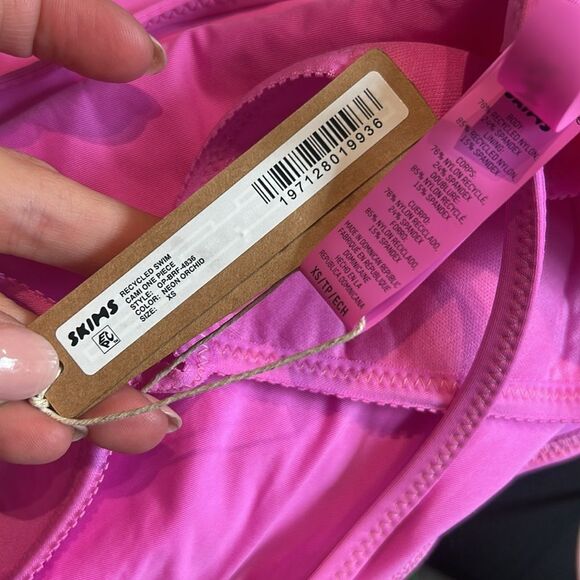NWT SKIMS Recycled Swim Cami One Piece Swimsuit - Picture 3 of 6
